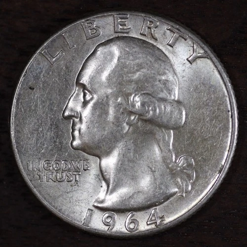 1964 P • Washington Quarter 25C - MS+++ MINT-STATE - 90% Silver USA #31