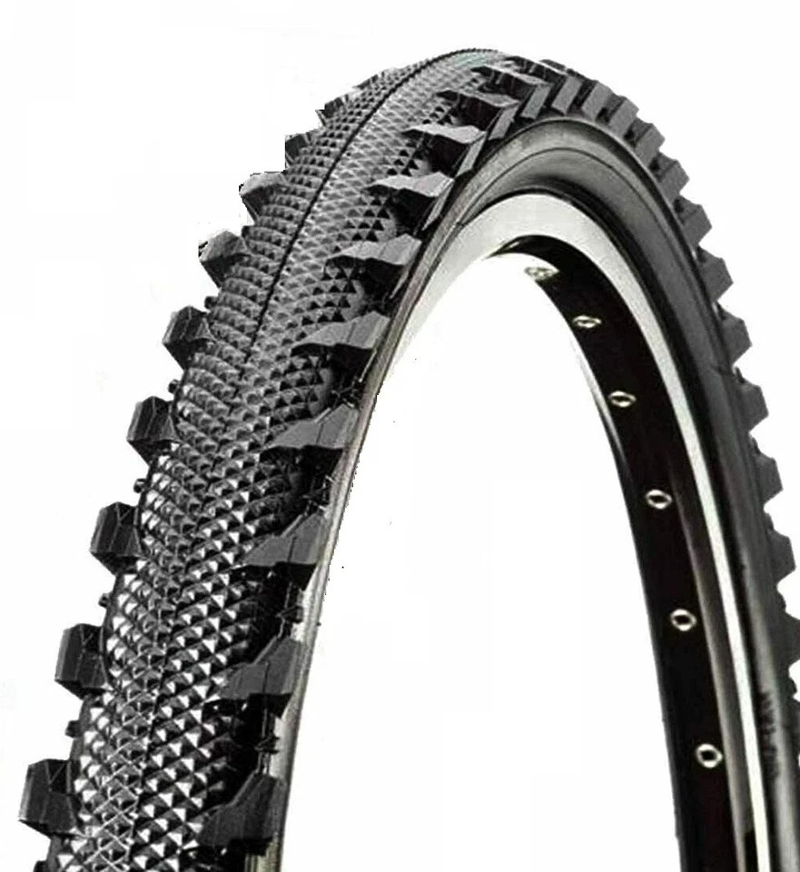 Pneu Vélos VTT 18 Pouces 2.125 « SEMI SLICK » Off-Road MTB Enfant Noir - Photo 1/1
