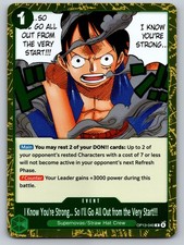 I Know You're Strong... So I'll Go All Out from the Very Start!!! OP13-040 Foil