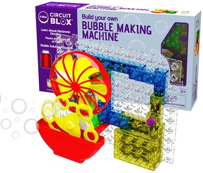 E-BLOX Building Blocks STEM Circuit Kit, Build Your Own Bubble Machi (US IMPORT)