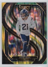 2024 Panini Select Premier Level Green & Yellow Shock Prizm Riley Moss #190 1lm5