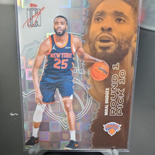 Topps Mikal Bridges Topps Chrome Rookie RP-10 Round Pick 10 Knicks 2024-25