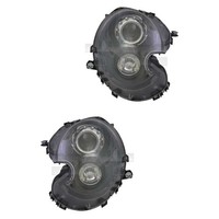 Xenon Scheinwerfer Set Links & Rechts Schwarz + Klar D1S FüR Mini Mini R56 R57