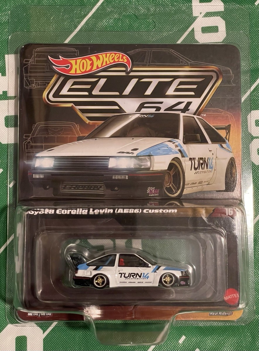 Hot Wheels Elite 64 トヨタAE86カスタム Hot Wheels Elite 64 Toyota Corolla Levin (AE86) Custom