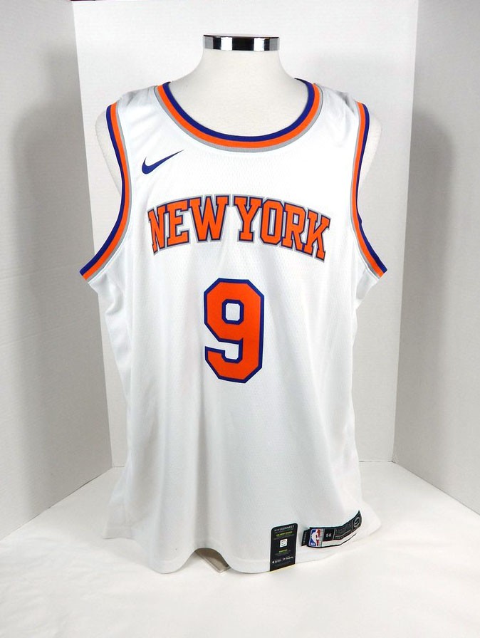 2019 Mens New York Knicks RJ Barrett #9 Swingman White Jersey Nike