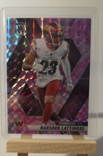 2025 Panini Mosaic - Marshon Lattimore #7 Camo Pink Mosaic Prizm Commanders 