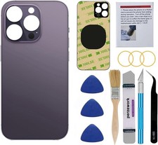 OEM Rear Back Glass Replacement for iPhone 14 Pro Max Deep Purple