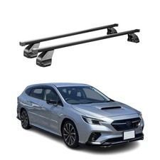 Menabo Dachträger Grundtäger für Subaru Levorg 2015-2020 75kg Stahl Schwarz 2x