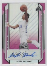 2021-22 Leaf Metal Pink Rainbow 3/25 Jayden Hardaway #BA-JH1 Auto 0s1n