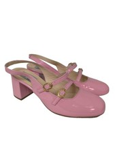 MISS L FIRE Absatz Pantoletten Damen Pantoletten Gr. DE 39 pink Casual-Look