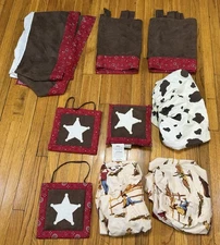 Sweet Jojo Designs Crib Bedding Set Western Brown/Red Cowboy