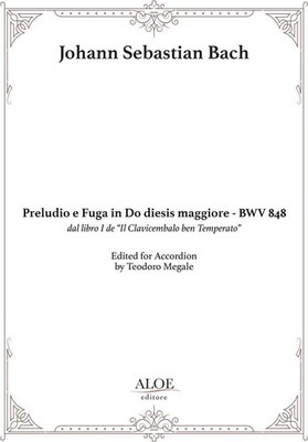 Bachbücher Johann Sebastian - Präludium und Fuge in c Diesis-Dur. BWV 848. Da