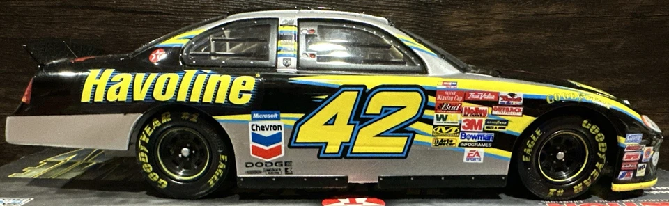 2003 Jamie McMurray #42 Texaco Havoline Rookie Dodge 1/24 Action NASCAR Diecast - Imagem 4 de 4