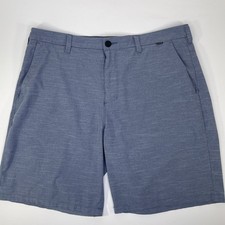 Hurley Men's 38 Hybrid Phantom Stretch Walk Shorts Blue