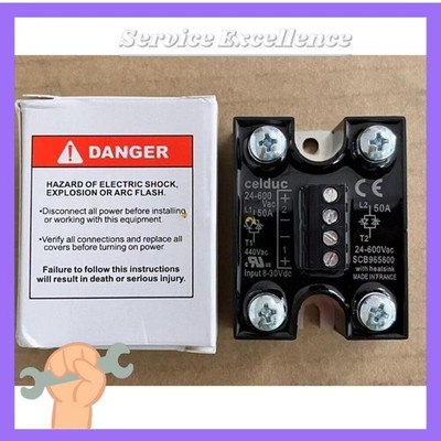 SCB965600 One NEW Celduc Solid State Relay SCB965600 50A Fast Shipping