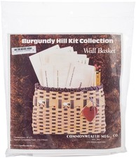 Commonwealth Burgundy Hill Basket Kit-Wall Basket 9"X7" - 12800-12840