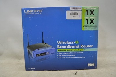LINKSYS Wireless-G Broadband Router 2.4 GHz 4-Port Model WRT54GP2 *New Unused*