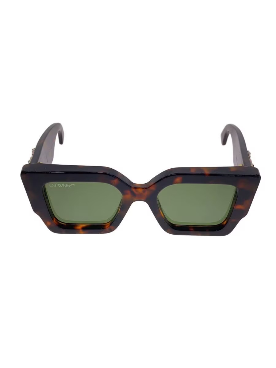 OFF-WHITE Sunglasses -- Tortoiseshell Pattern BRW… - image 1