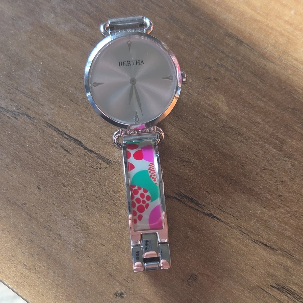 Bertha Katherine Enamel-Designed Bracelet Watch NIB with COA Bertha Wristwatches for sale | eBay main image 2