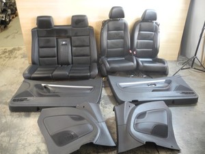 TOP VW EOS 1F Facelift Sport Lederausstattung Schwarz Türverkleidung Sitzheizung