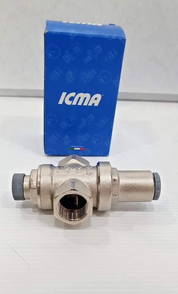 Riduttore pressione mignon 1/2" icma FF per acqua con attacchi femmina - Immagine 2 di 4