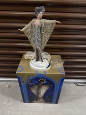 Barbie STARDUST Porcelain Collectible Designed by ERTE Lmtd Ed 1995 #10993