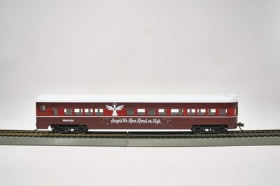 Con-Cor HO 72ft Observation Car   2024 Christmas Car    Angels We Have Heard on