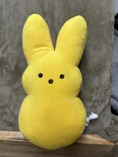 PEEPS 17” Plush Yellow Bunny Shape Rabbit Stuffed Animal