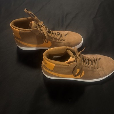 Nike SB Zoom Blazer Mid Pecan Light Curry Shoes Size 11