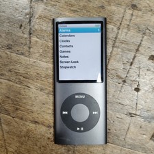 Apple iPod Nano 4th Generation 8GB Gray A1285 Tested Working