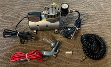 Central Pneumatic Airbrush Compressor 92403 With Airbrush Components