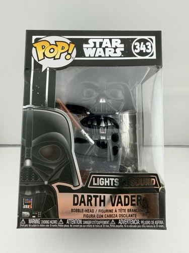 Funko Star Wars Darth Vader Pop! Vinyl Lights & Sound Bobblehead Figure #343
