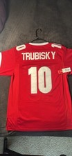 Headgear Classics Cardinals Trubisky #10 Red Football Jersey Size L