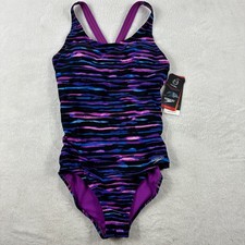 NWT Speedo Women's Swimsuit One Piece Endurance Lite Muscle back Hydro Bra Sz 6