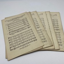 Lot of 24 Vintage Octavo Series Church Choir Sheet Music Bethlehem More 1930