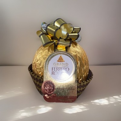 Grand Ferrero Rocher Milk Chocolate Hazelnut 4.4 oz Premium Holiday Ornament