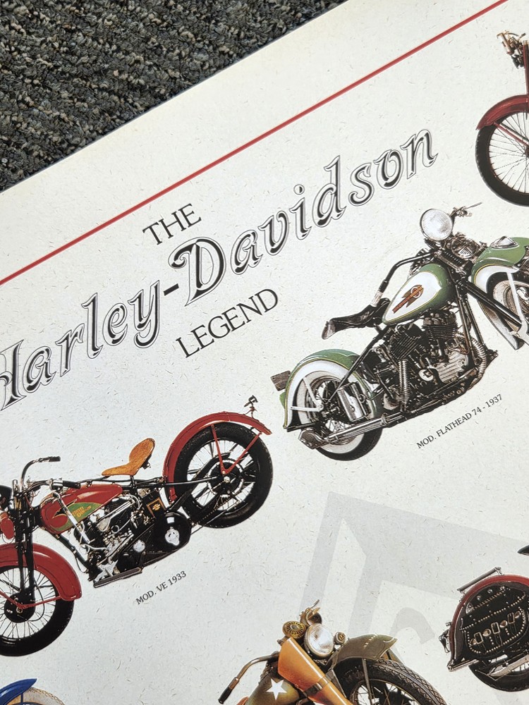 The Harley-Davidson Motorcycles LEGEND 26 Classic Bikes of History
