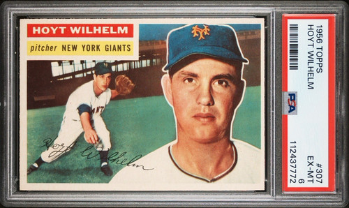 1956 Topps Hoyt Wilhelm #307 card