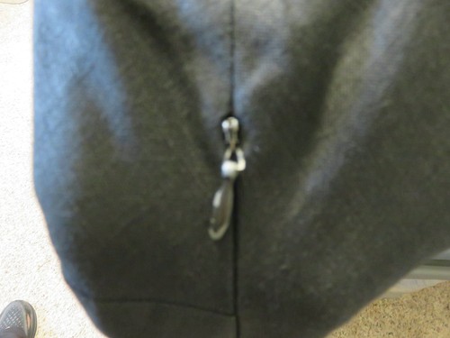 Abito Brooks Brothers nero senza maniche 100% lino irlandese 12 preppy accademia zip - Foto 8 di 8