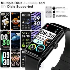 Fitness Tracker Smart Watch, 1.47" Full Touch Health Tracker with 24/7 Heart ...