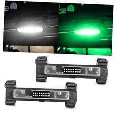 UTV Interior Dome Lights,  UTV Dome Light Battery Powered Green & White-2pcs