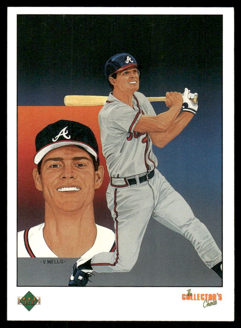 1989 Upper Deck #672 Dale Murphy Atlanta Braves Baseball Card