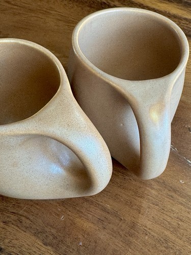 Pair of Small Mociun Comfort Mug By Dust And Form In Maple Color - 6 oz Cups - Picture 9 of 16