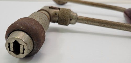 *X) Vintage Pexto Bit Brace Ratchet Drill Auger 8014E USA 16" Tool - Picture 10 of 16