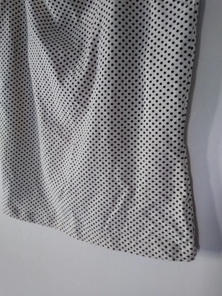 Top Karen Scott a lunares - Talla mediana - Blanco y negro sin mangas - Para mujer Foto 3 de 4