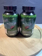 2x Irwin Naturals Active-Male Maca Root Max3 Ashwagandha Libido Endurance 75ct e