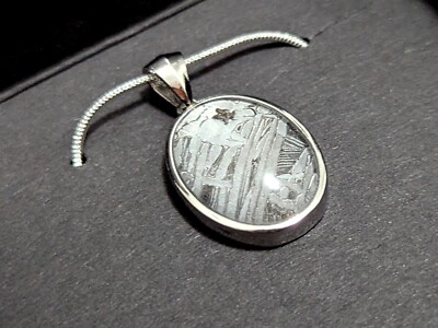 Genuine Aletai Iron Meteorite Pendant, Certified Space Artifact