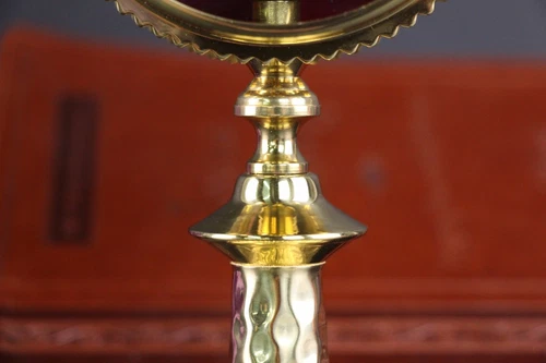 Maßgeschneidertes Messing Monstrance-Reliquiar mit Luna schön und erschwinglich! 9" Hoch - Bild 7 von 10