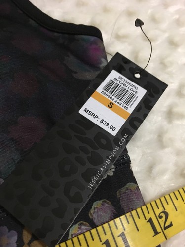 Jessica Simpson The Warm Up Modern Love Cafed Front Fitness Bra Small - 第 9/9 張圖片
