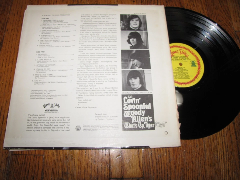 THE LOVIN' SPOONFUL IN WOODY ALLEN'S WHAT'S UP TIGER LILY? - KAMA SUTRA LP Foto 2 de 2